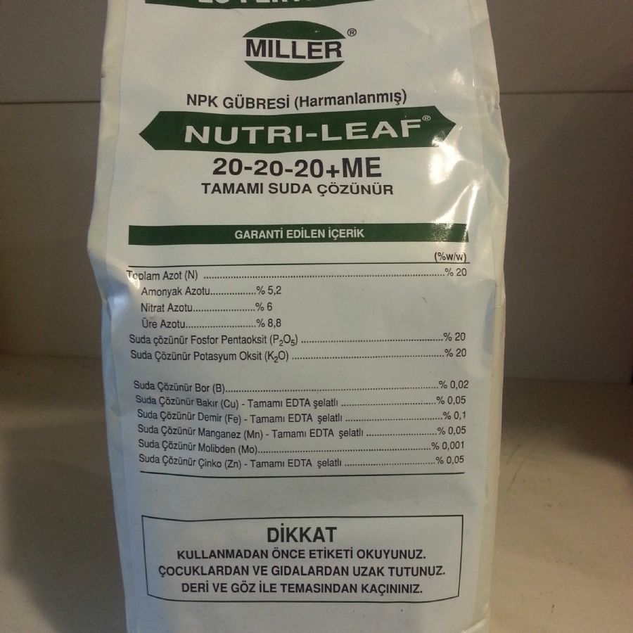 NUTRİ LEAF 20-20-20+ ME